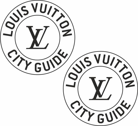 Picture of louis vuitton City Guide Decals /Stickers