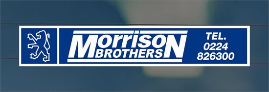 Picture of Morrison Brothers - Aberdeen Dealer rear glass Sticker
