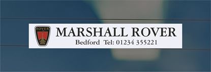 Picture of Marshall Rover - Bedford Dealer rear glass Sticker