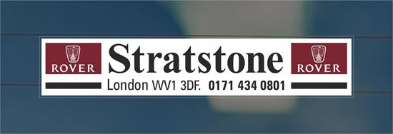 Picture of Stratstone - London Dealer rear glass Sticker