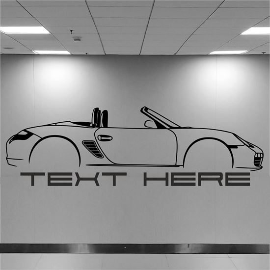 Picture of Porsche Boxster Wall Art sticker