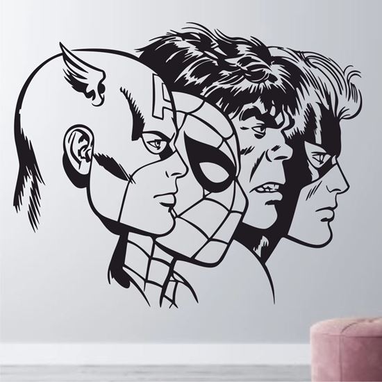 Picture of Super Hero Wall Art sticker