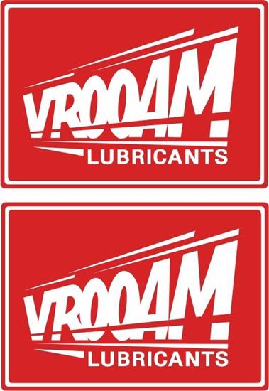 Picture of Vrooam Lubricants Decals / Stickers