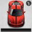 Picture of Ferrari 488 GTB over the top Stripes