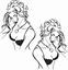 Picture of Girl panel Stickers / Decals