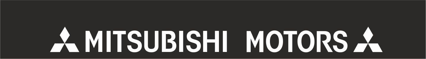 Zen Graphics - Mitsubishi Evolution Sun strip Decal / Sticker (Fits all ...