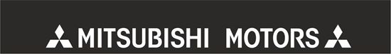 Zen Graphics - Mitsubishi Evolution Sun strip Decal / Sticker (Fits all ...