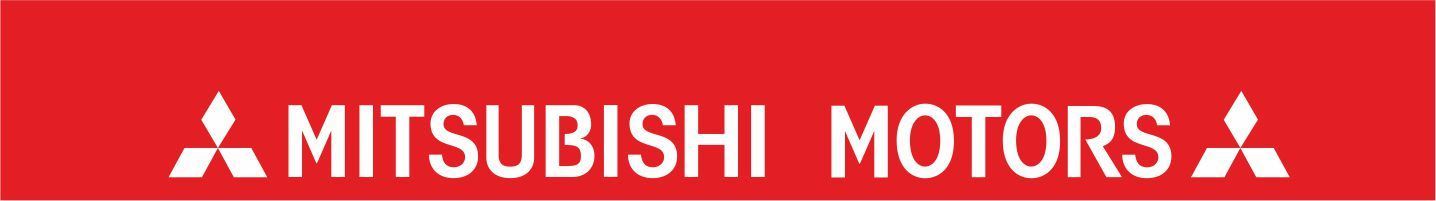 Zen Graphics - Mitsubishi Evolution Sun strip Decal / Sticker (Fits all ...