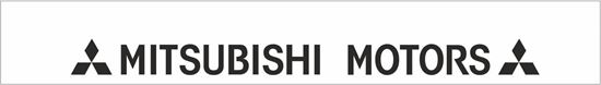 Zen Graphics - Mitsubishi Evolution Sun strip Decal / Sticker (Fits all ...