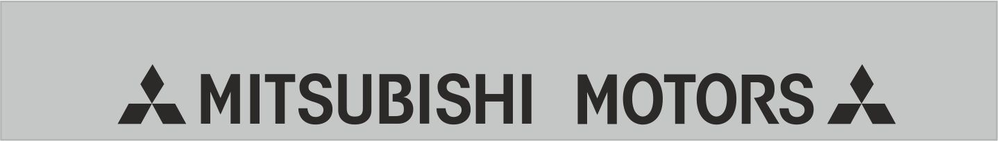 Zen Graphics - Mitsubishi Evolution Sun strip Decal / Sticker (Fits all ...