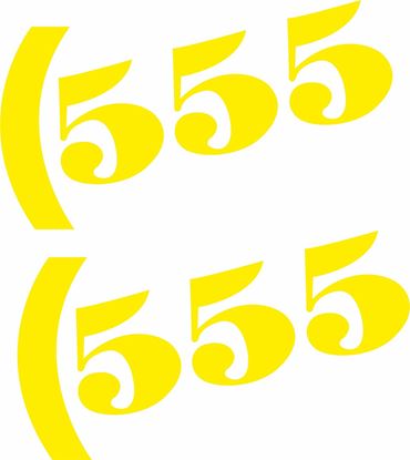 Picture of 555 Decals / Stickers