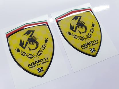 Picture of Fiat Abarth Assetto Corse wing Badges