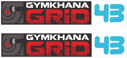 Picture of Gymkhana Grid 43 Decals / Stickers