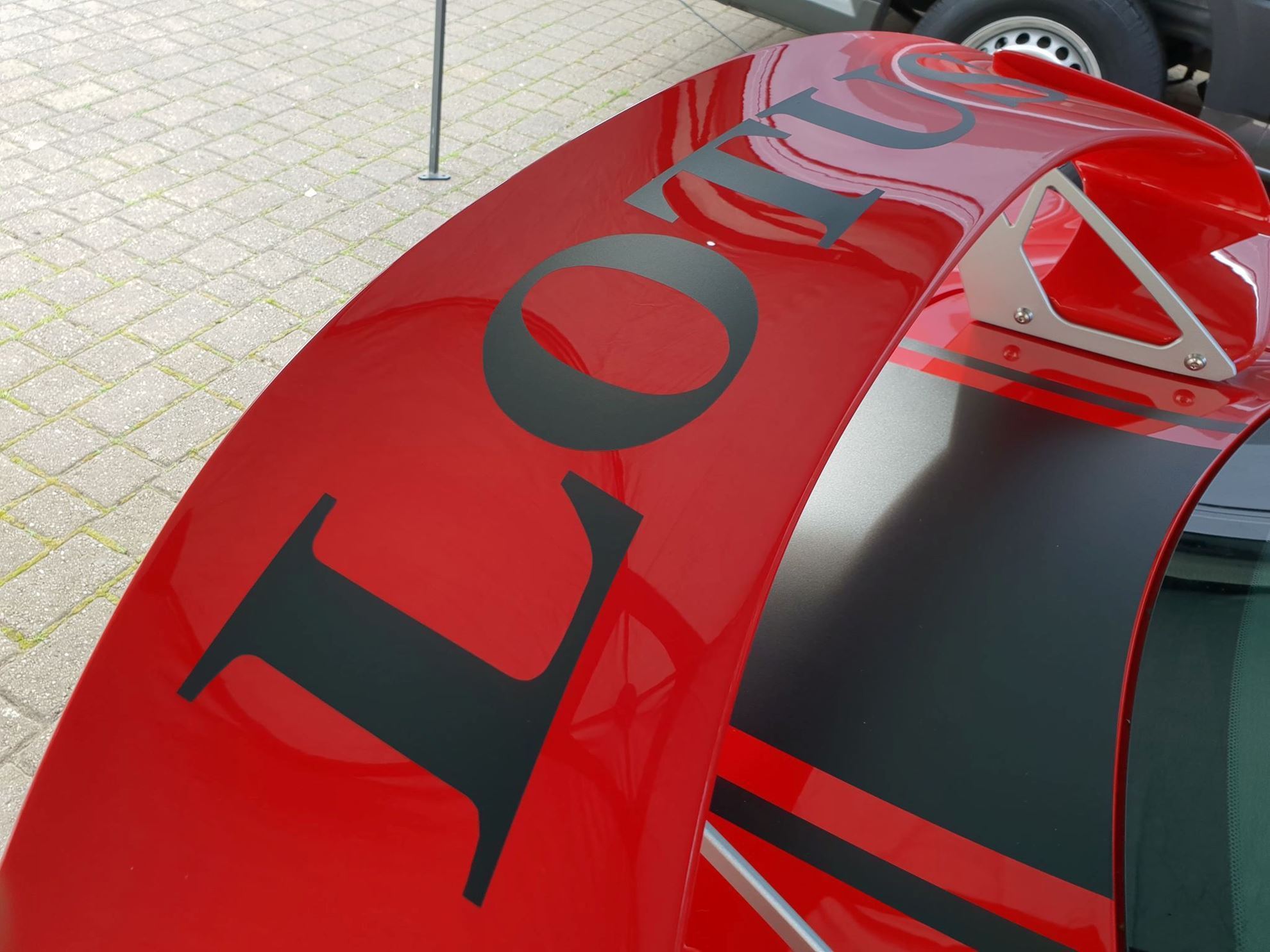 Zen Graphics Ltd - Lotus Exige S series 3 rear Wing Decal / Sticker
