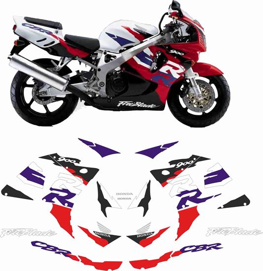 Picture of Honda CBR 900RR Fireblade 1996 - 1997 replacement Decals / Stickers