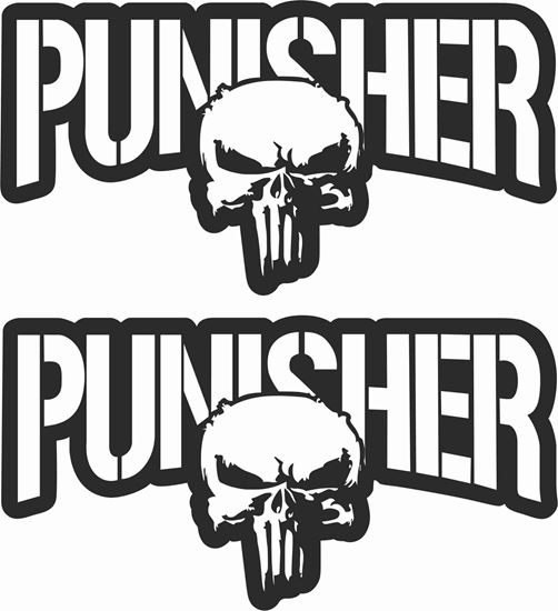 Picture of Punisher Decals / Stickers