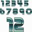 Picture of Track Day Door Number Decals  / Stickers