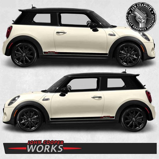 Picture of Mini Mini R56 & F56 JCW side Stripes