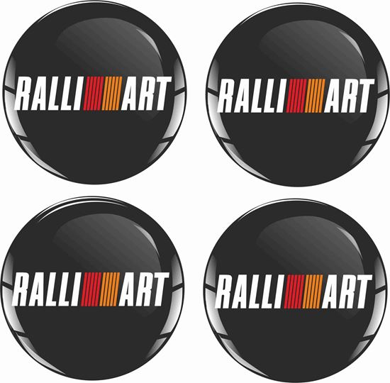 Picture of Ralliart Wheel centre Gel Badges