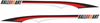 Picture of Mitsubishi Lancer Evolution 10 Ralliart Stripes  / Stickers