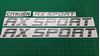 Picture of AX Sport replacement Decals / Stickers