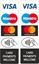 Picture of Card Payments Welcome Decals / Stickers