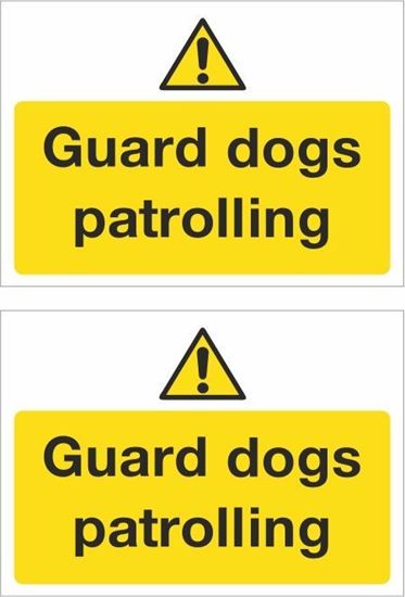 Picture of Guard dogs patrolling Decals / Stickers