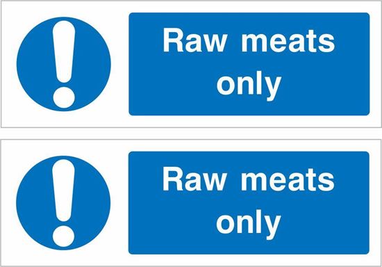 Picture of Raw meats only Decals / Stickers