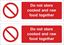 Picture of Do not store cooked and raw food together Decals / Stickers