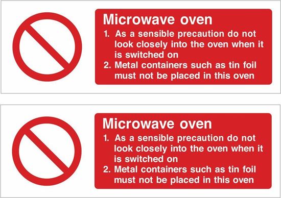 Picture of Microwave oven Decals / Stickers