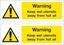 Picture of Warning Keep wet utensils... Decals / Stickers