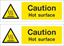 Picture of Warning Hot surface Decals / Stickers