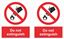 Picture of Do not extinguish Decals / Stickers