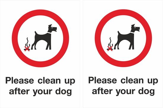 Picture of Please clean up after your dog Decals / Stickers