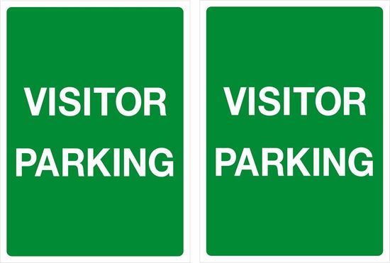 Picture of Visitor Parking only Decals / Stickers