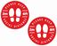 Picture of Please keep Social Distance  Decals / Stickers