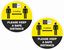 Picture of Please keep a safe distance Decals / Stickers