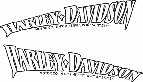 Picture of Harley Davidson Decals / Stickers