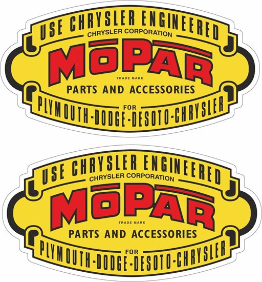 Picture of Use Chrysler Engineered Mopar  Decals / Stickers