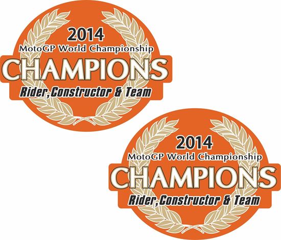 Picture of Honda Repsol 2014 MotoGP Champions Decals / Stickers