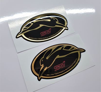 Picture of STi Hare adhesive Wing / Fender Badges