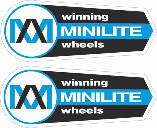 Picture of Minilite Wheels Decals / Stickers