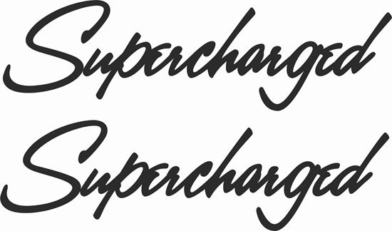 Picture of Supercharged Decals / Stickers