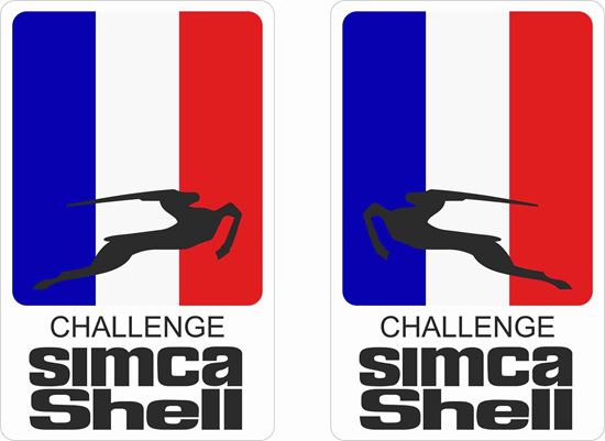 Picture of Simca Shell Challenge Decals / Stickers