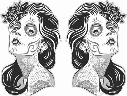 Picture of Woman Tattoo Decals / Stickers