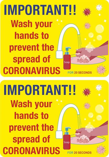 Picture of Wash your Hands...  Decals / Stickers