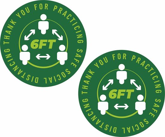 Picture of Thank you for practicing safe social distancing  Decals / Stickers