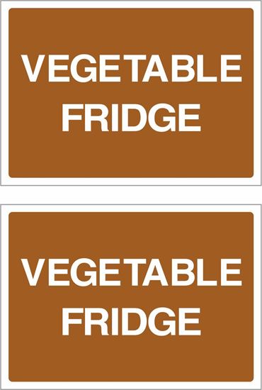 Picture of Vegetable fridge Decals / Stickers