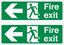 Picture of Fire Exit Decals / Stickers