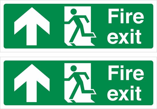 Picture of Fire Exit Decals / Stickers